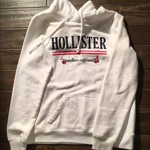 Hollister hoodie white